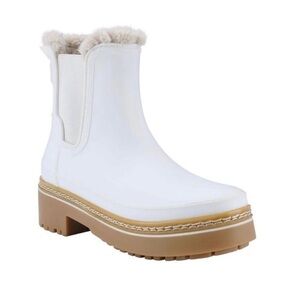 NEW MARC FISHER LTD FARGO WATERPROOF VEGAN LEATHER LUG MOTO BOOTS